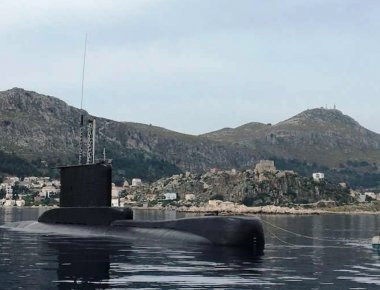 Στο Καστελόριζο έστειλε το ΠΝ αιφνιδιαστικά το υποβρύχιο S-117 «Αμφιτρίτη»